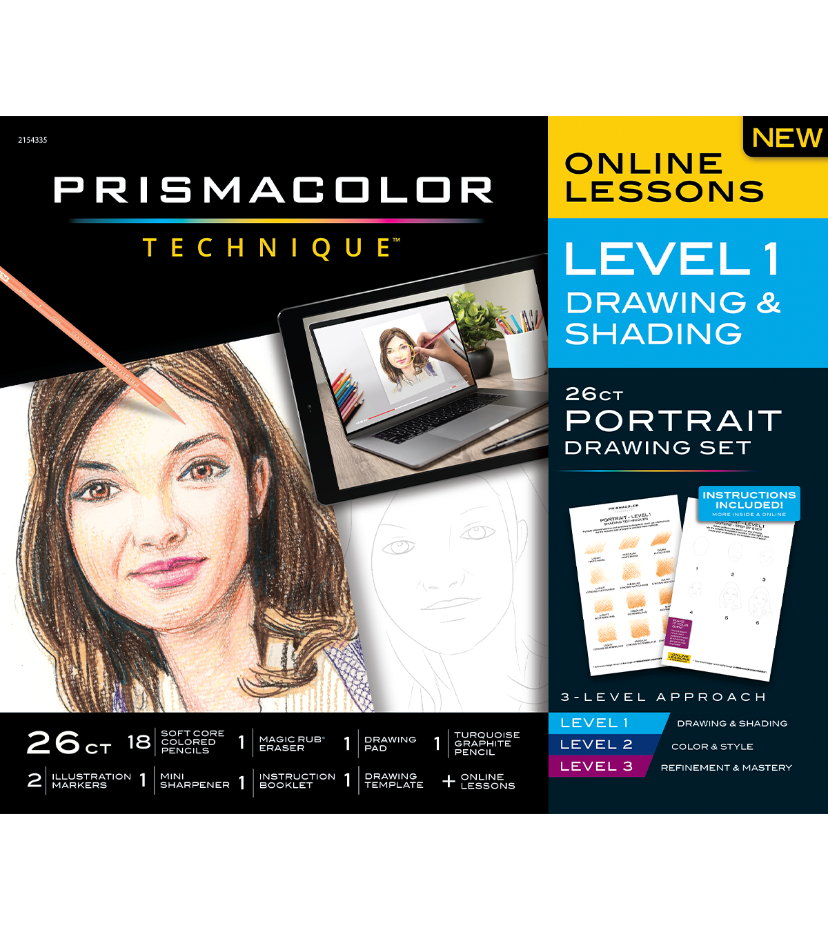 Prismacolor Technique LEVEL 2 Color & Style 27 PC SET +ONLINE