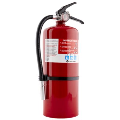 Rechargeable Commercial Fire Extinguisher UL rated 4-A:60-B:C (Red)