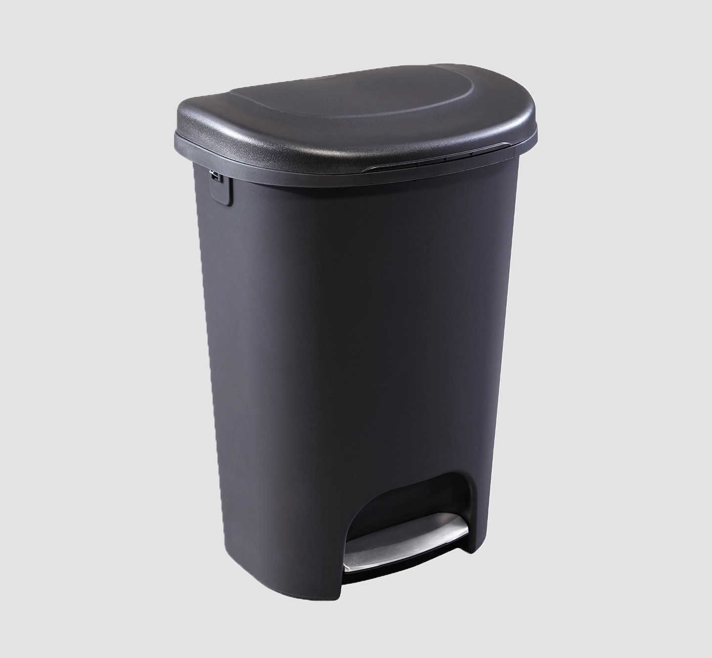 Rubbermaid WCFMBLNU 295500BK Deskside Plastic Wastebasket Rectangular 3 1/2 gal Pack 6 