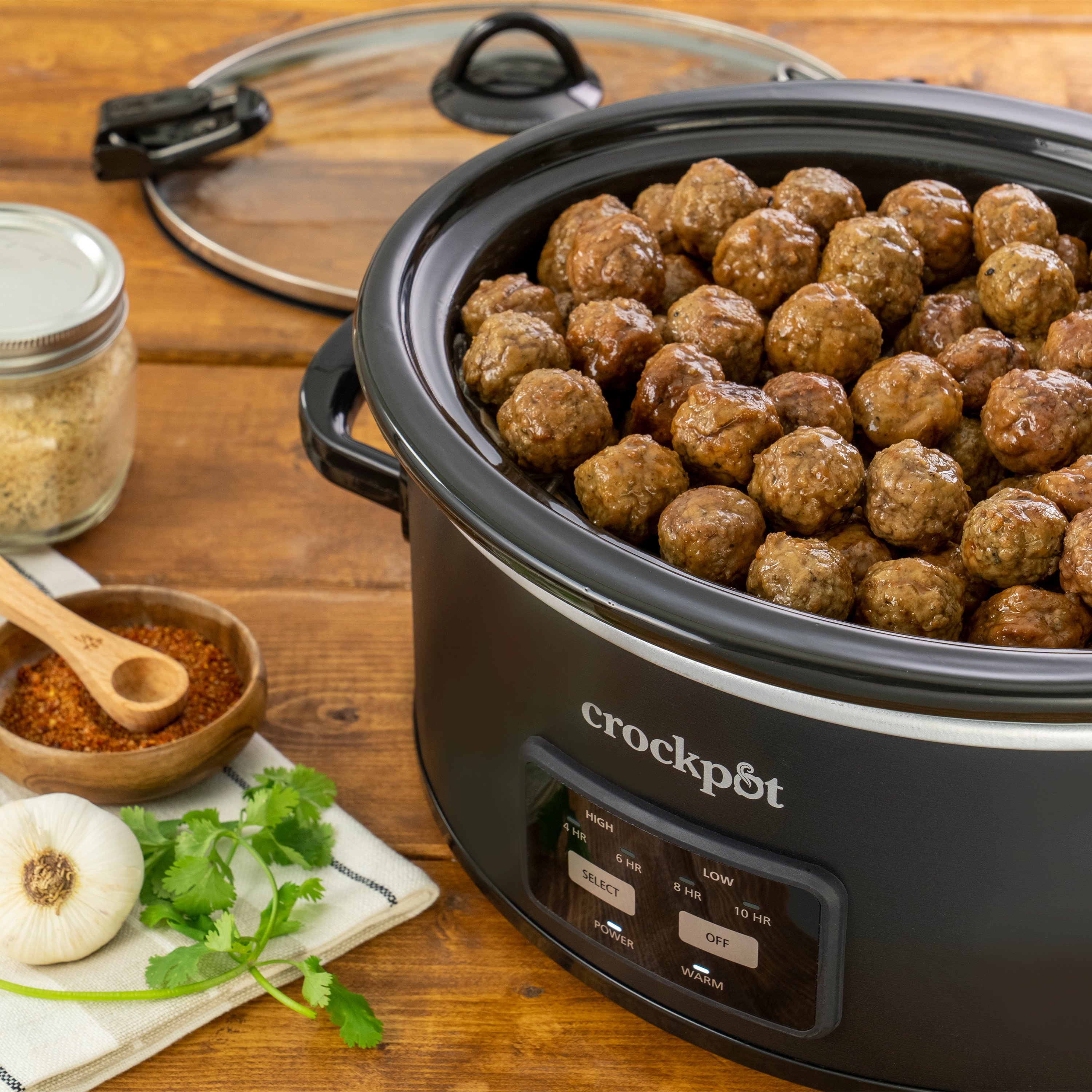 Crock-Pot 6 Quart Cook & Carry Programmable Slow Cooker with Digital Timer,  Stainless Steel (CPSCVC60LL-S)
