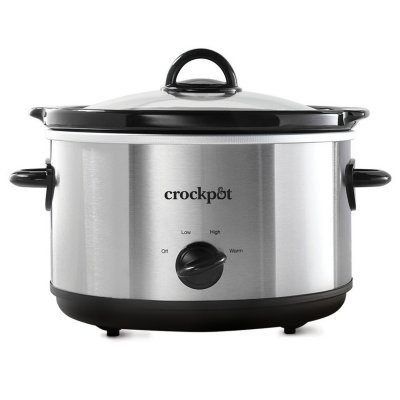 Crock-Pot® Manual 4.5-Quart Slow Cooker, Silver