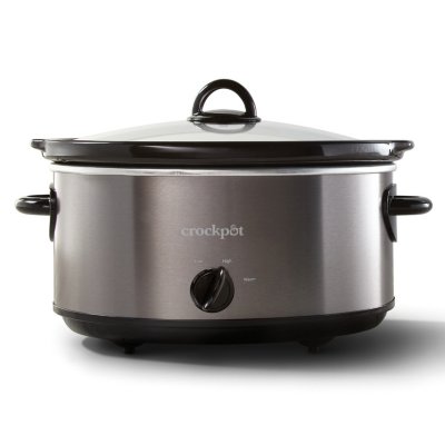 Crock-pot Crock-Pot - Cook & Carry Programmable 6-Quart Slow Cooker - Matte  Black