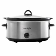 a stainless steel slow cooker with lid on top image number 1