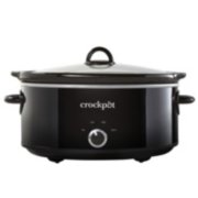 Crock-Pot Small 2 Quart Round Manual Slow Cooker, Black (SCR200-B)