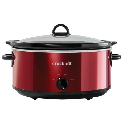 Crock-Pot® 7-Quart Easy-to-Clean Cook & Carry® Slow Cooker, Black Stainless  Steel