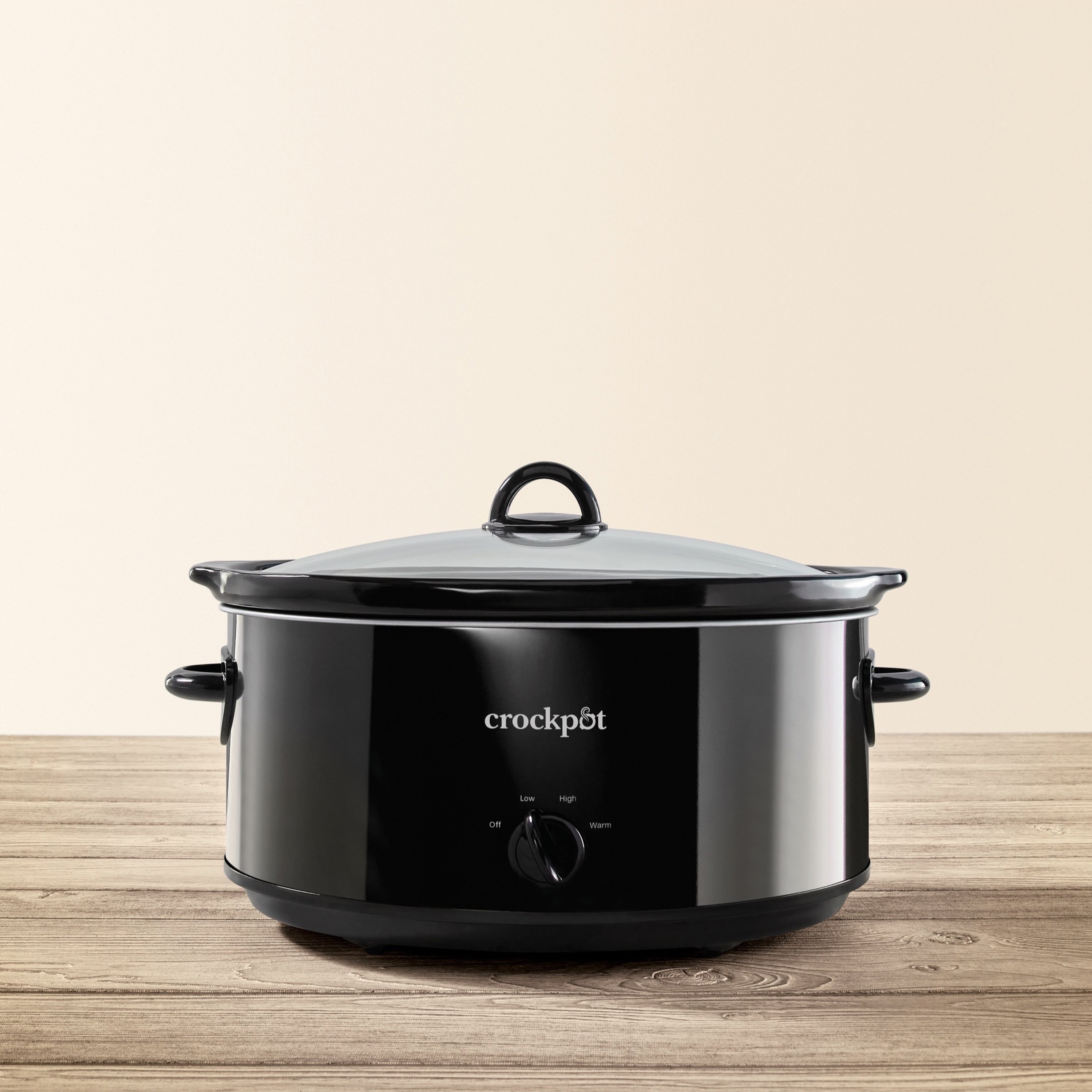 Crock Pot 4 Quart Black Manual Slow Cooker