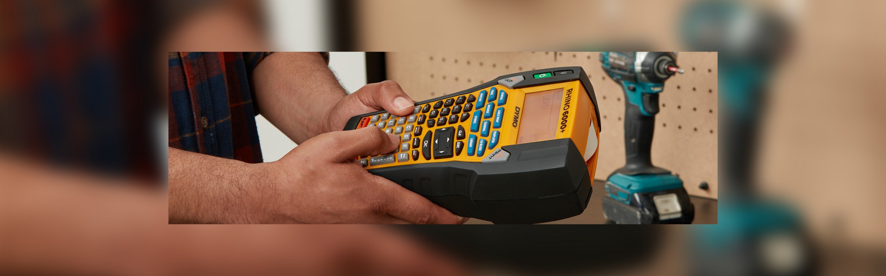 industrial hand held label maker