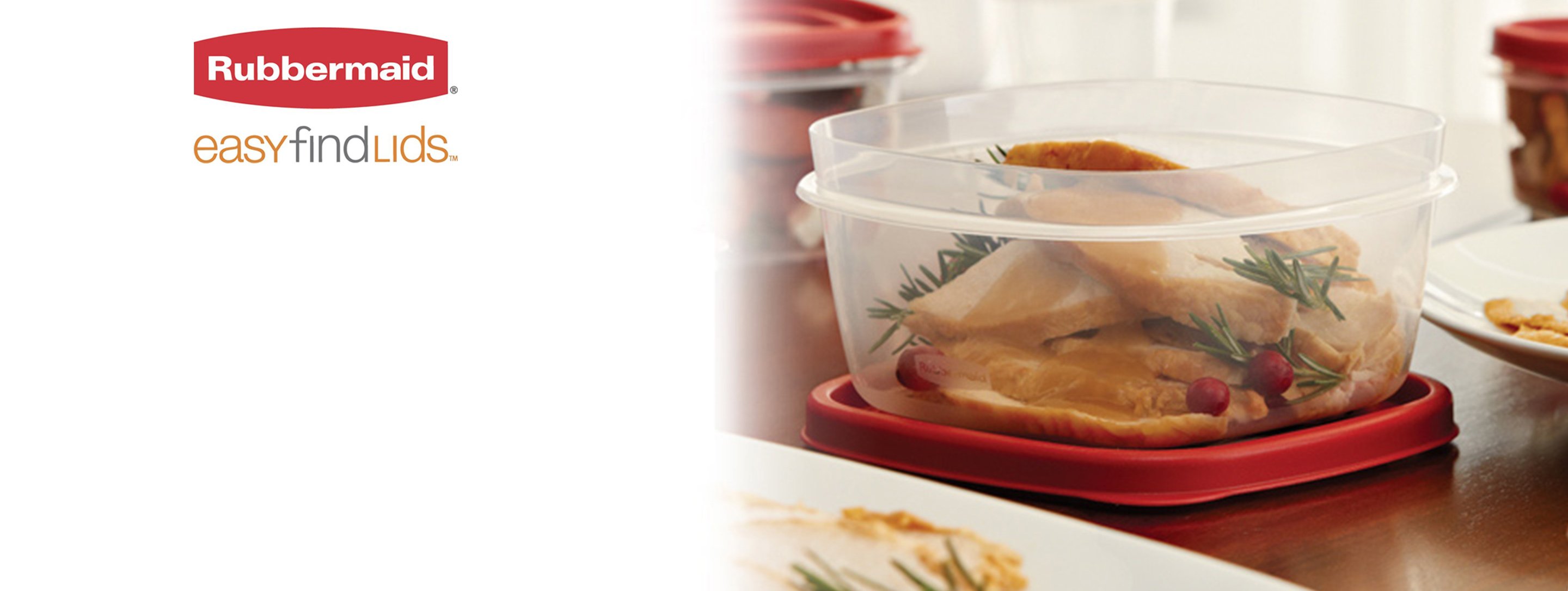 Keep Your Holiday Leftovers Organized And Easy To Access With   Rubbermaid 2023 Meal Prep Hero Banner Desktop Img