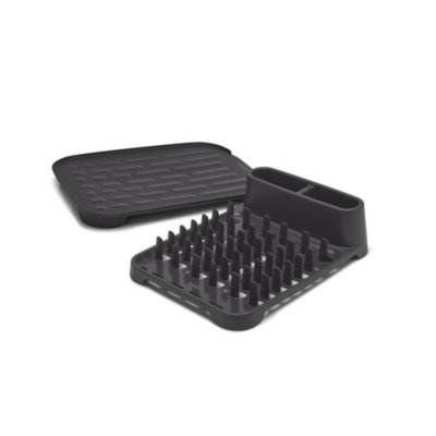 Rubbermaid Sink Protector Mat, Small, Black Waves