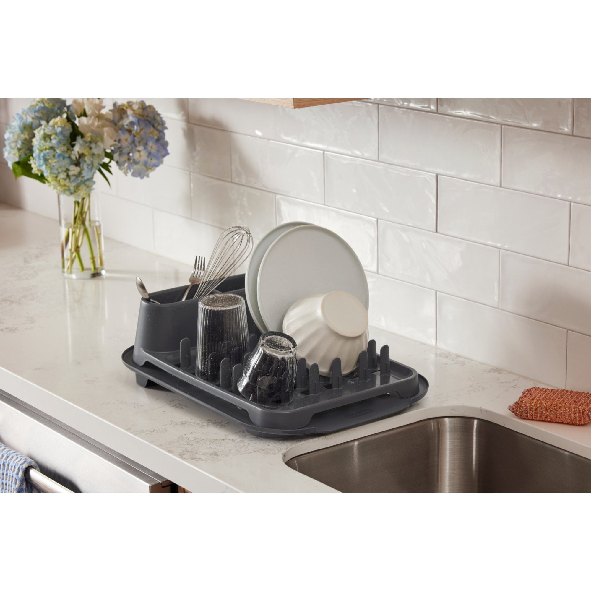 Buy Rubbermaid Wire Sink Dish Drainer Bisque