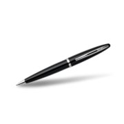 A Carene ballpoint pen with chrome trim. image number 2