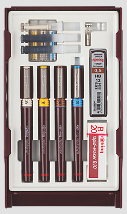 Featured image of post Rotring Technical Drawing Pens High precision technical pen with rotring s unique capillary cartridge in 13 line widths