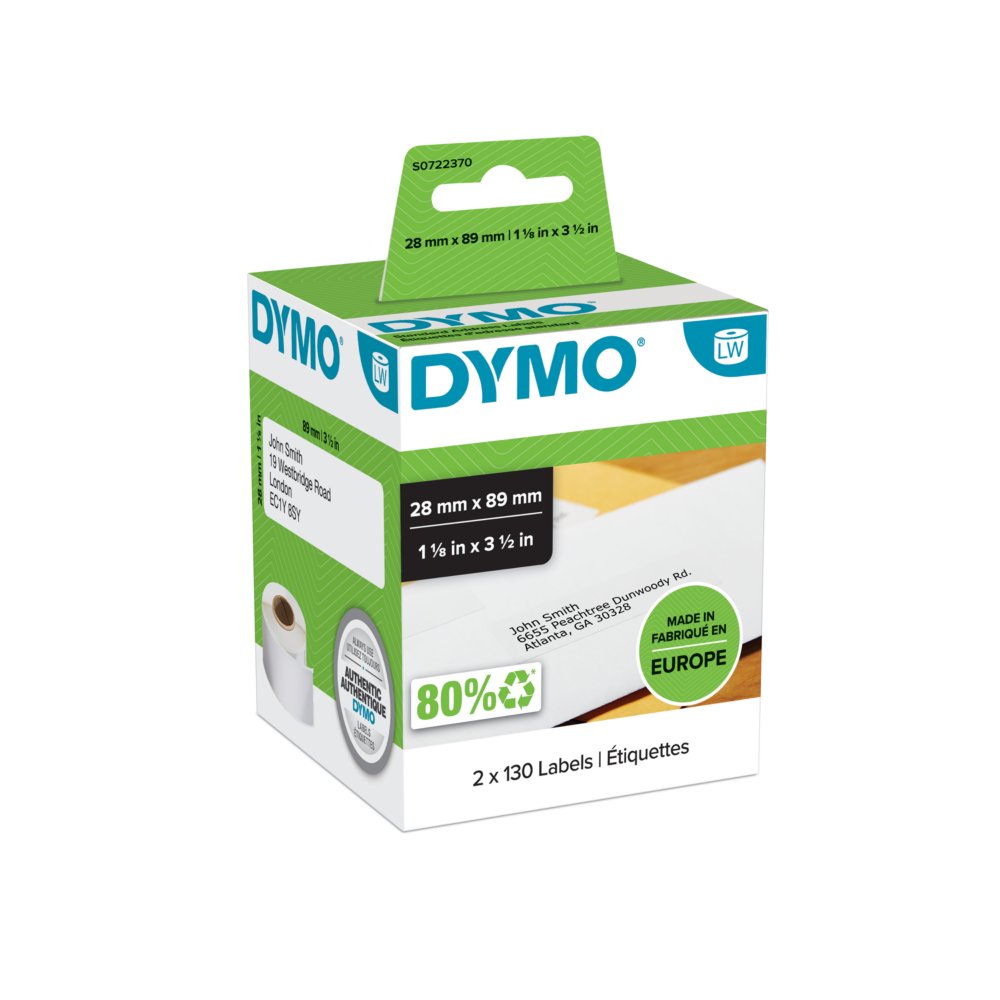 DYMO LabelWriter™ Standard Address Labels Dymo UK