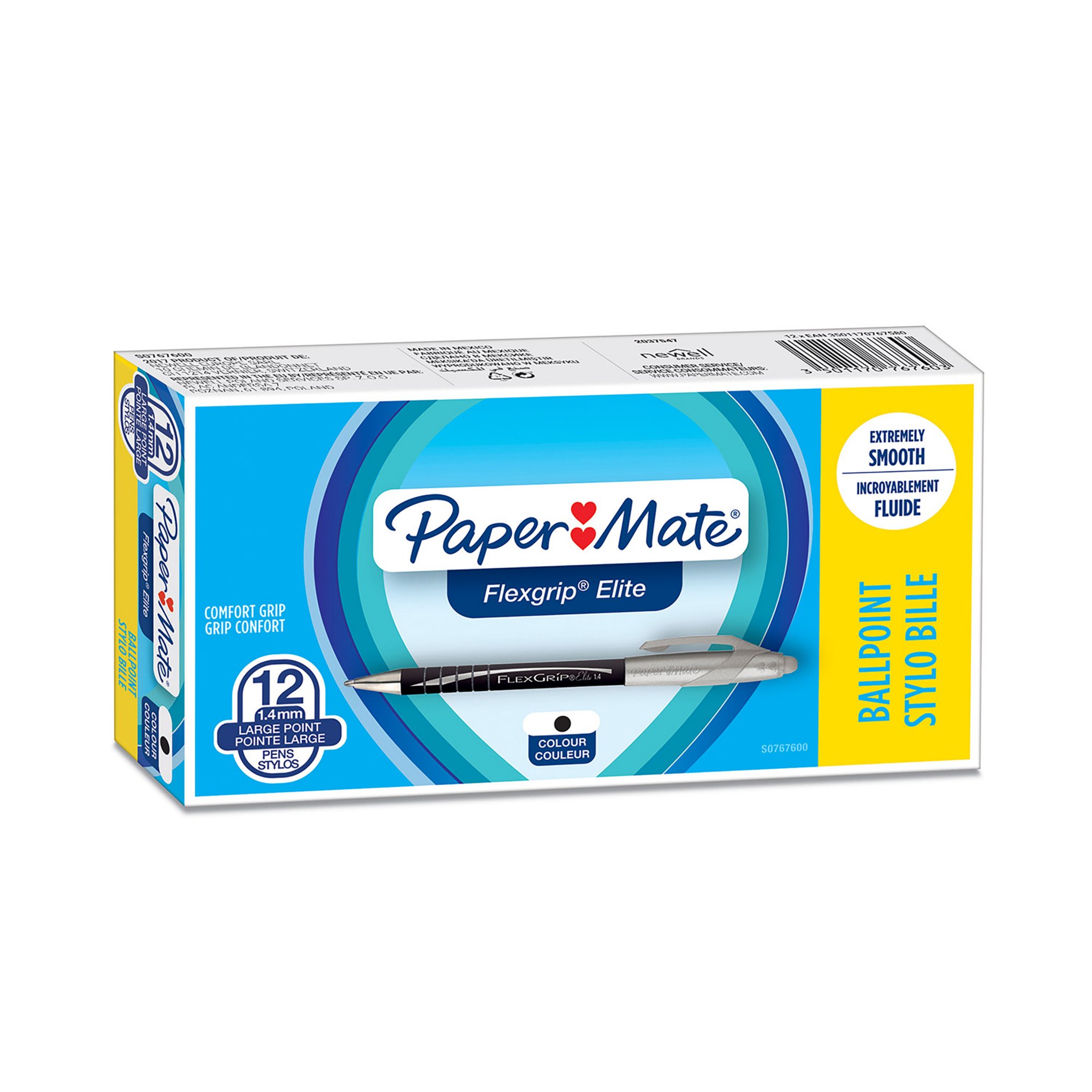 Paper Mate Flexgrip Elite, Punta Media (1,0mm)
