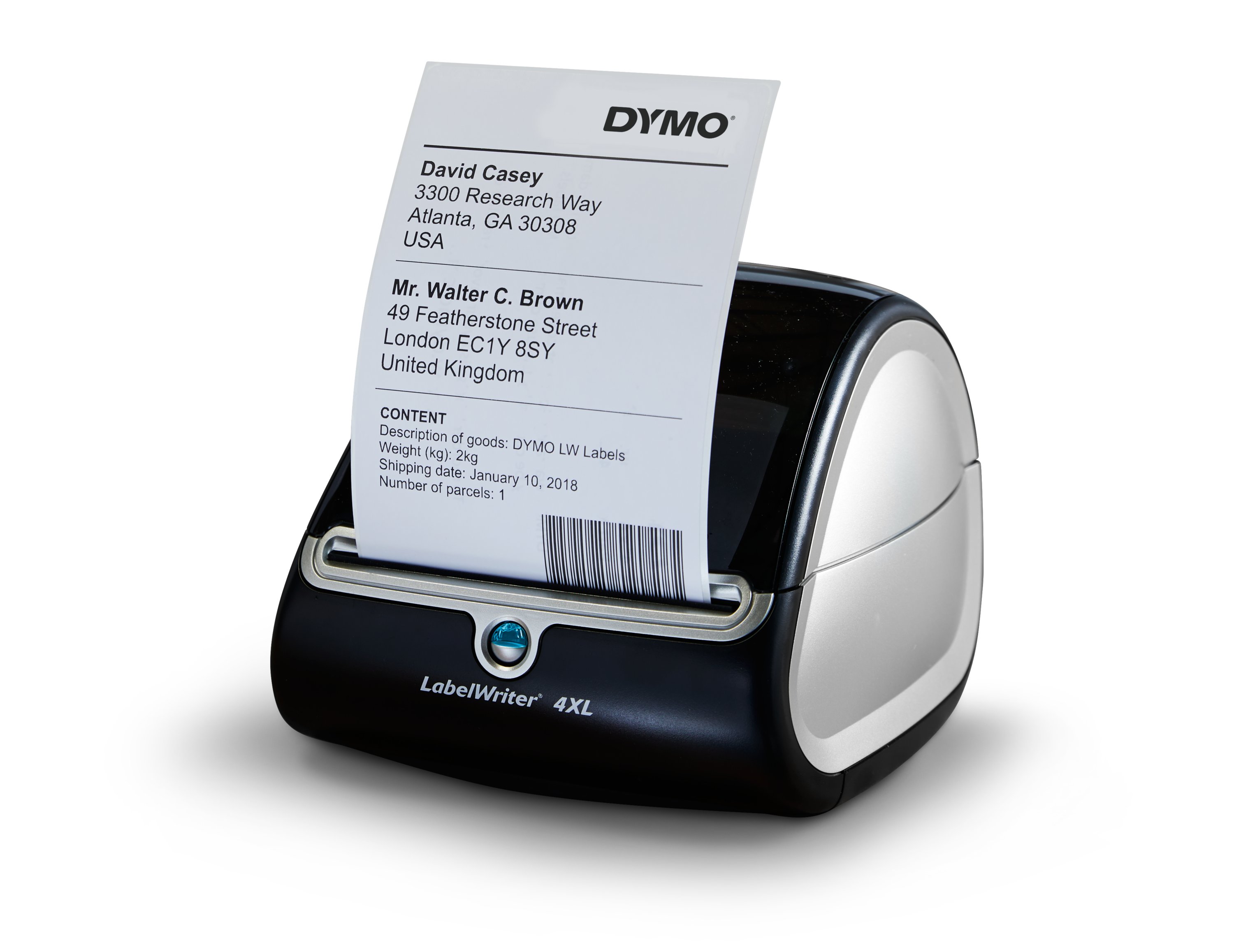 Dymo LabelWriter 450 Thermal Label Printer Black USB AC Adapter Tested  Works