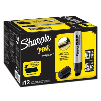 Sharpie Magnum Permanent Markers, Oversized Chisel Tip
