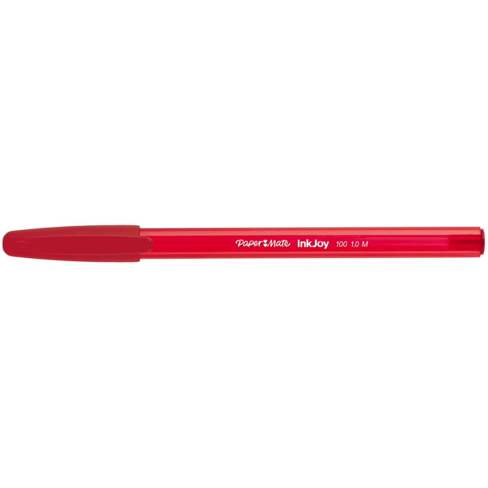 Paper Mate stylo bille InkJoy 100 avec capuchon, blister 8 + 2 gratuit bij  VindiQ Office