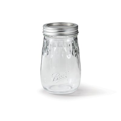 Betrome Wide Mouth Mason Jars 10 OZ, Glass Canning Jars with Airtight Lids  and Bands for