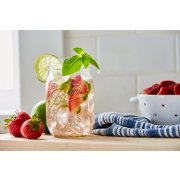 a drink in mason jar in kitchen image number 5