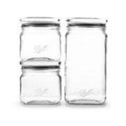 stack and store straight up square snack jar set image number 1