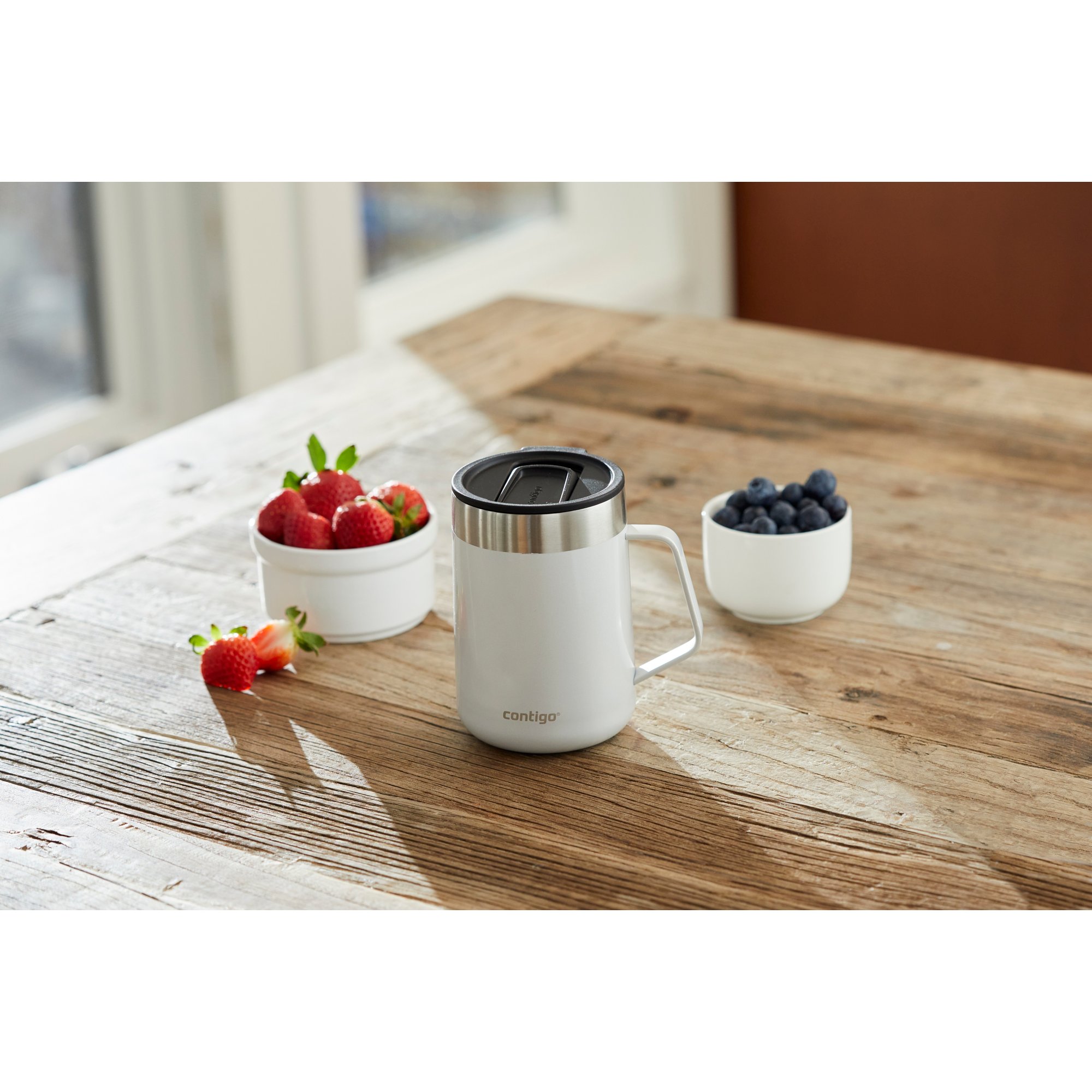 Contigo Streeterville Stainless Steel Vacuum-Insulated Mug white, Furniture  & Home Living, Kitchenware & Tableware, Coffee & Tea Tableware on Carousell