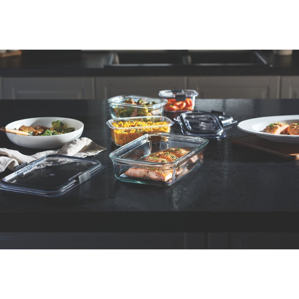 Rebrilliant Ryder Glass Food Storage Containers - 4 Three