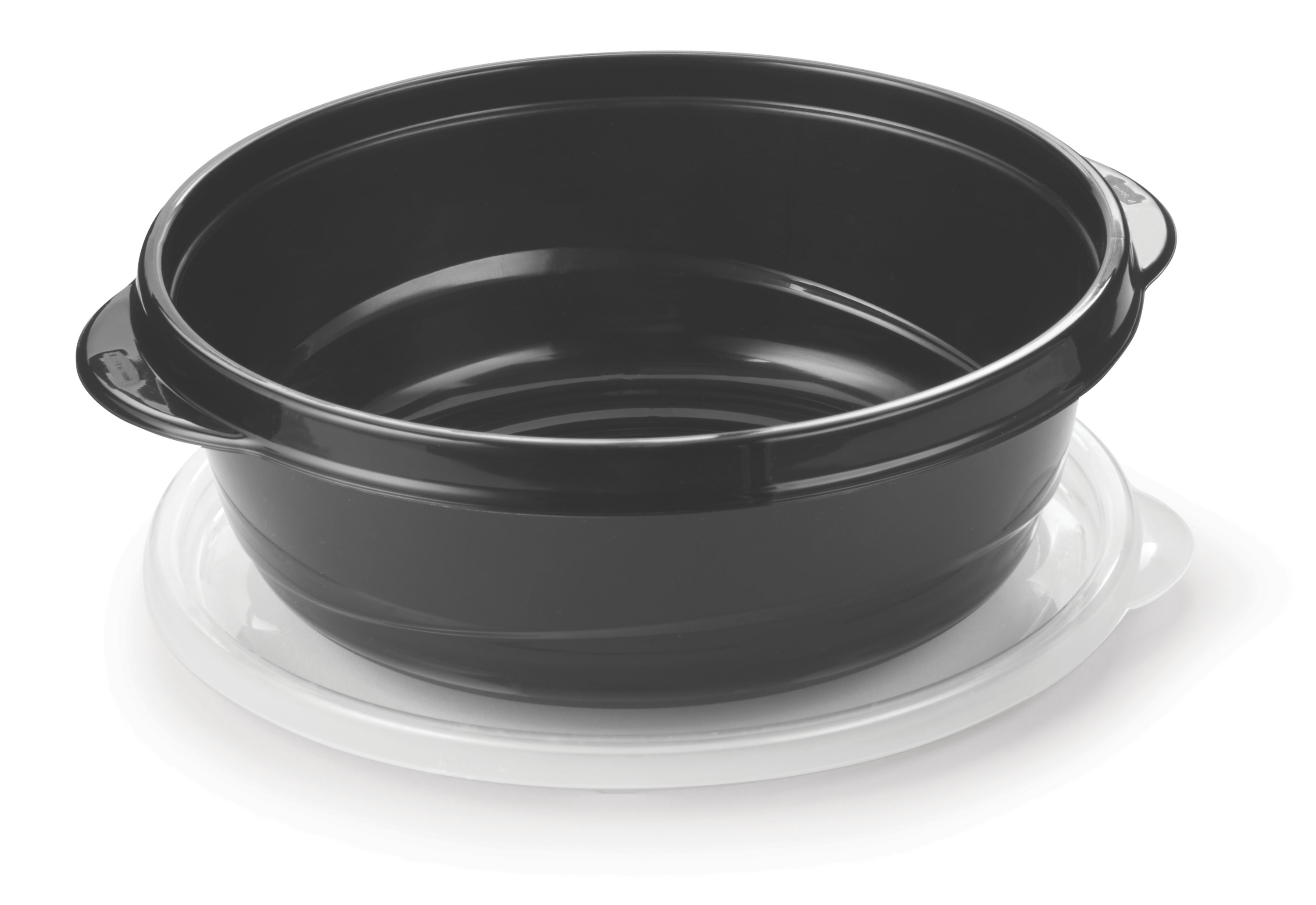 Rubbermaid Food Storage Containers - 5 Pack - Black, 2.35 c - Baker's