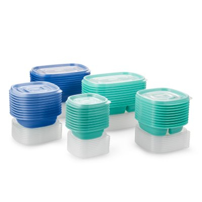 Tupperware Blue Divider Container 7817B-1 ~ 1L - 4Cup Lunch ~ Meal prep