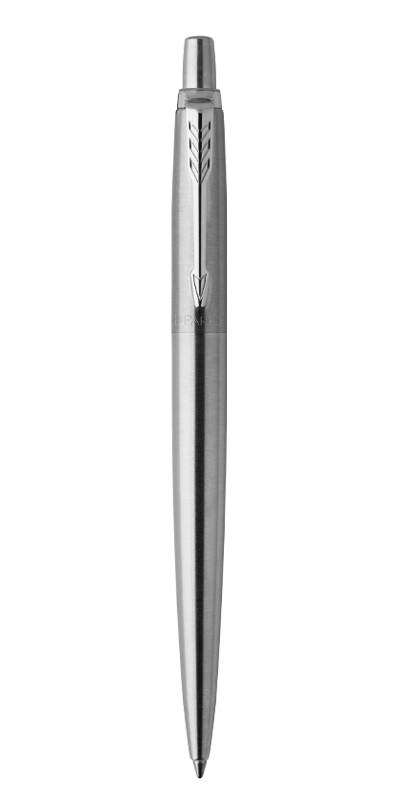 Black Ink Parker Jotter Stainless Steel Ballpoint Pen NEW old model 