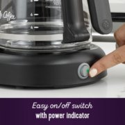 Easy on and off switch with power indicator on coffeemaker image number 2