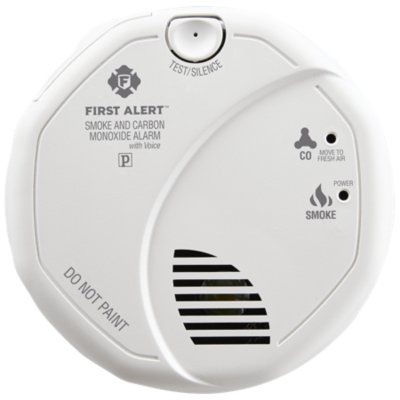 Hardwired Talking Photoelectric Smoke and Carbon Monoxide Alarm