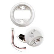 SC912B Hardwired Smoke and Carbon Monoxide Alarm with battery backup with base and wire adapters image number 2