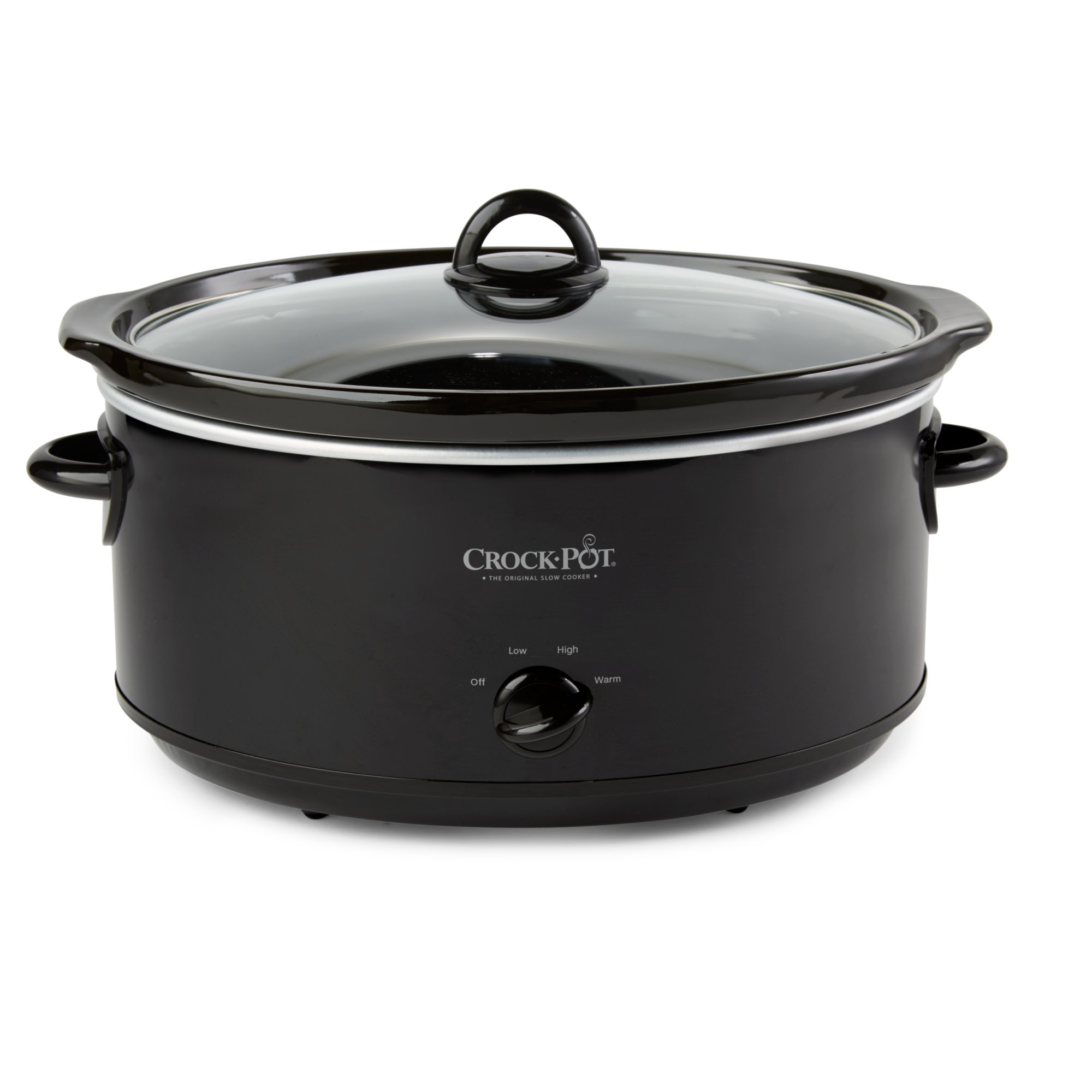 Crock-pot SCV800-B - 8-Quart Oval Manual Slow Cooker - Black