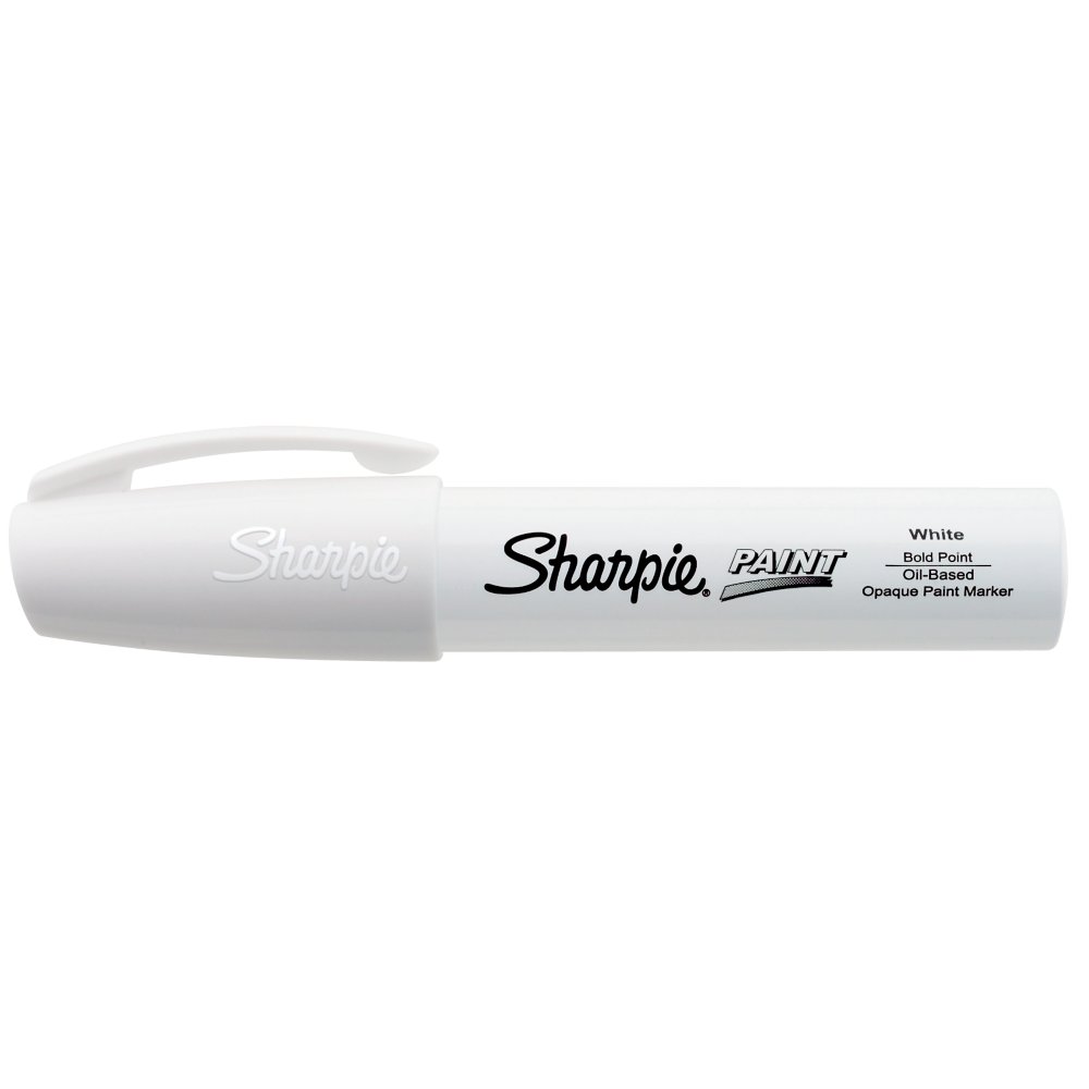 Sharpie White Wet Surface Pen Bullet Tip, Wax 85118PP - 73261299