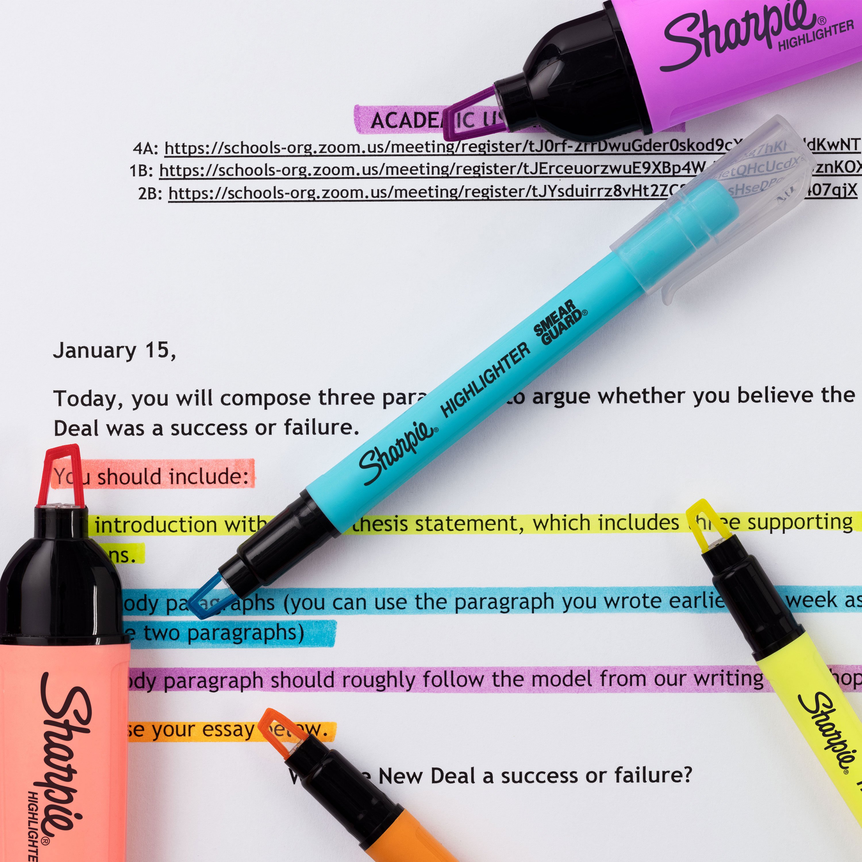 Sharpie Clear View Highlighters Sets