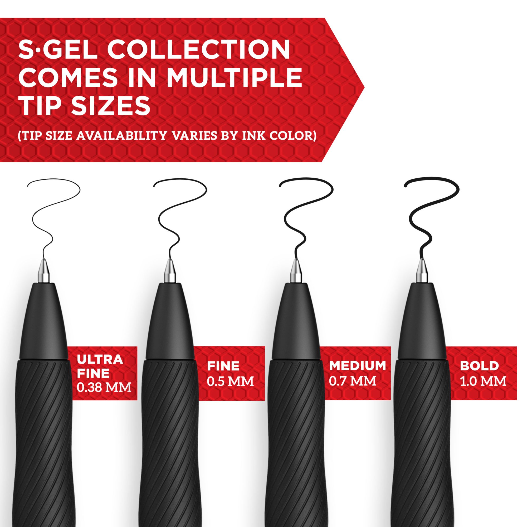 Sharpie S-Gel, Gel Pens, Medium Point (0.7mm), Frost Blue Body, Black Gel  Ink Pens, 4 Per Pack, 3 Packs