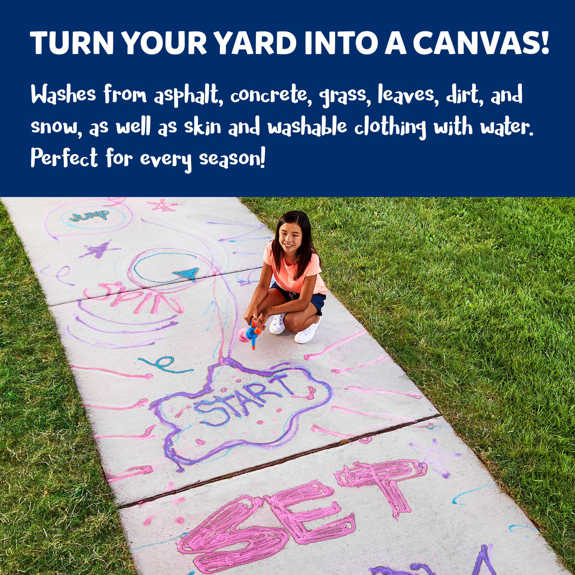 sidewalk chalk spray 4-count