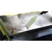 stainless steel master plancha being cleaned image number 8