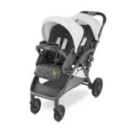 Double stroller with canopies image number 1