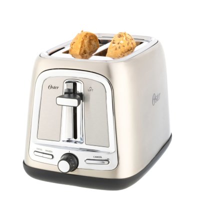 Oster® 2-Slice Toaster with Advanced Toast Technology, Stainless Steel