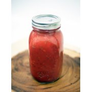 regular mouth quart sized mason jar filled with tomato sauce image number 3