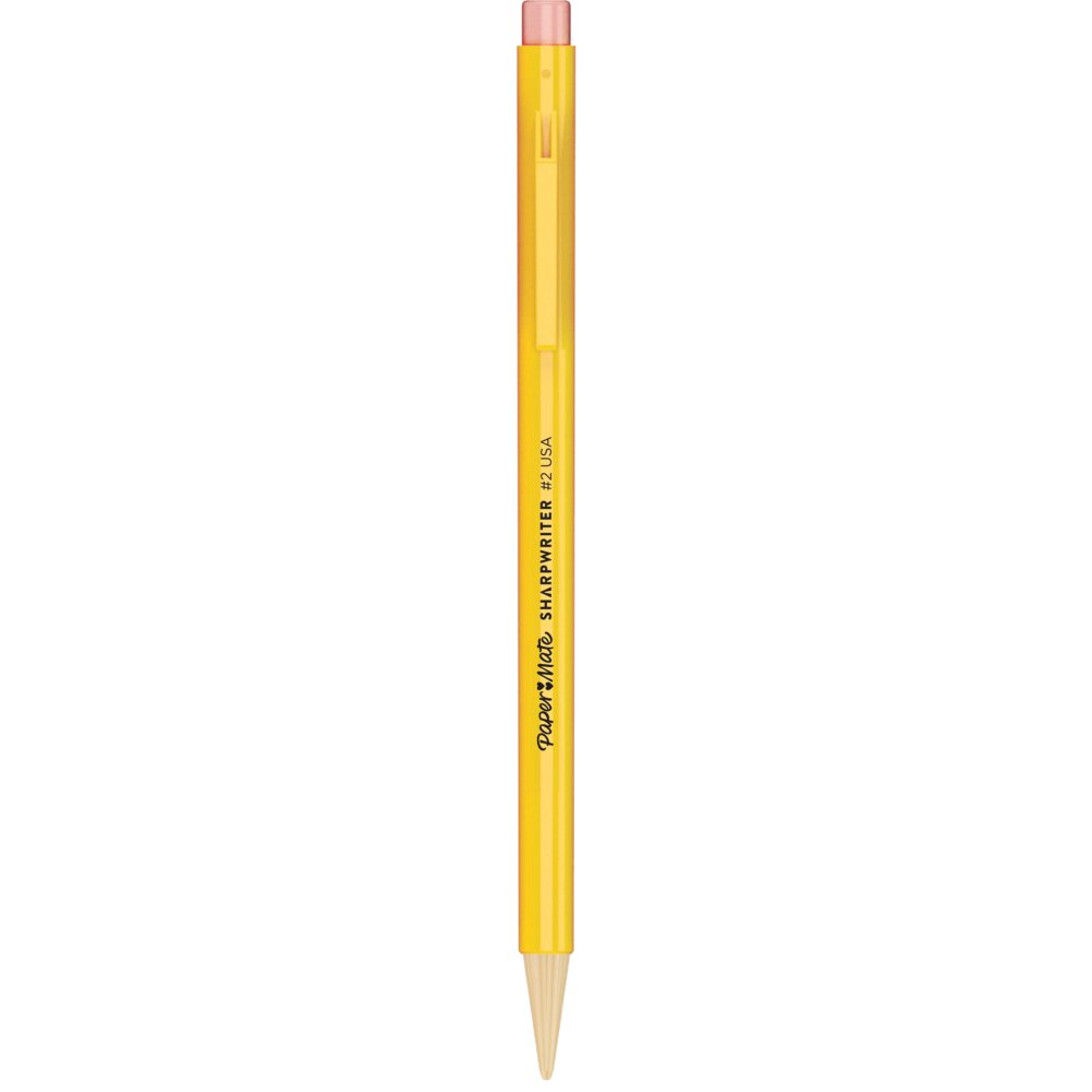 Paper Mate SharpWriter Mechanical Pencils 0.7mm Yellow 36 Count HB #2 1 Pack 