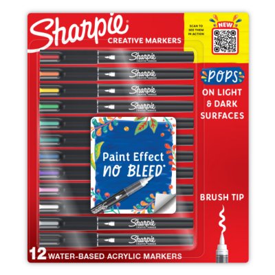 Marqueur permanent Sharpie - Pointe biseautée – K. A. Artist Shop