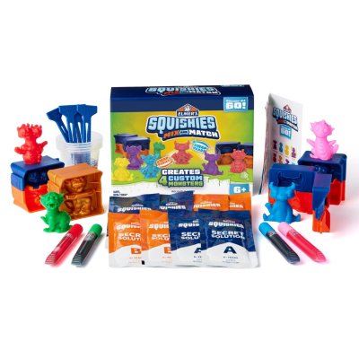 Elmer's Squishies Mix and Match, 4 Monsters