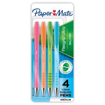 Paper Mate FlexGrip Ultra Retractable Ballpoint Pens, Medium Point (1.0mm)