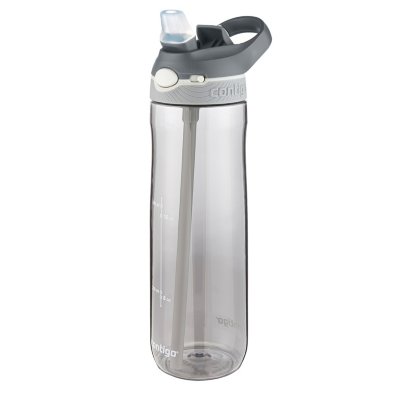 Contigo Autospout Straw Ashland Glass Water Bottle, 20 oz, Scuba 