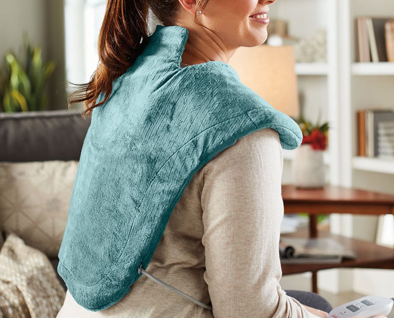 Sunbeam - Sunbeam Heating Pad, Massaging, Shop