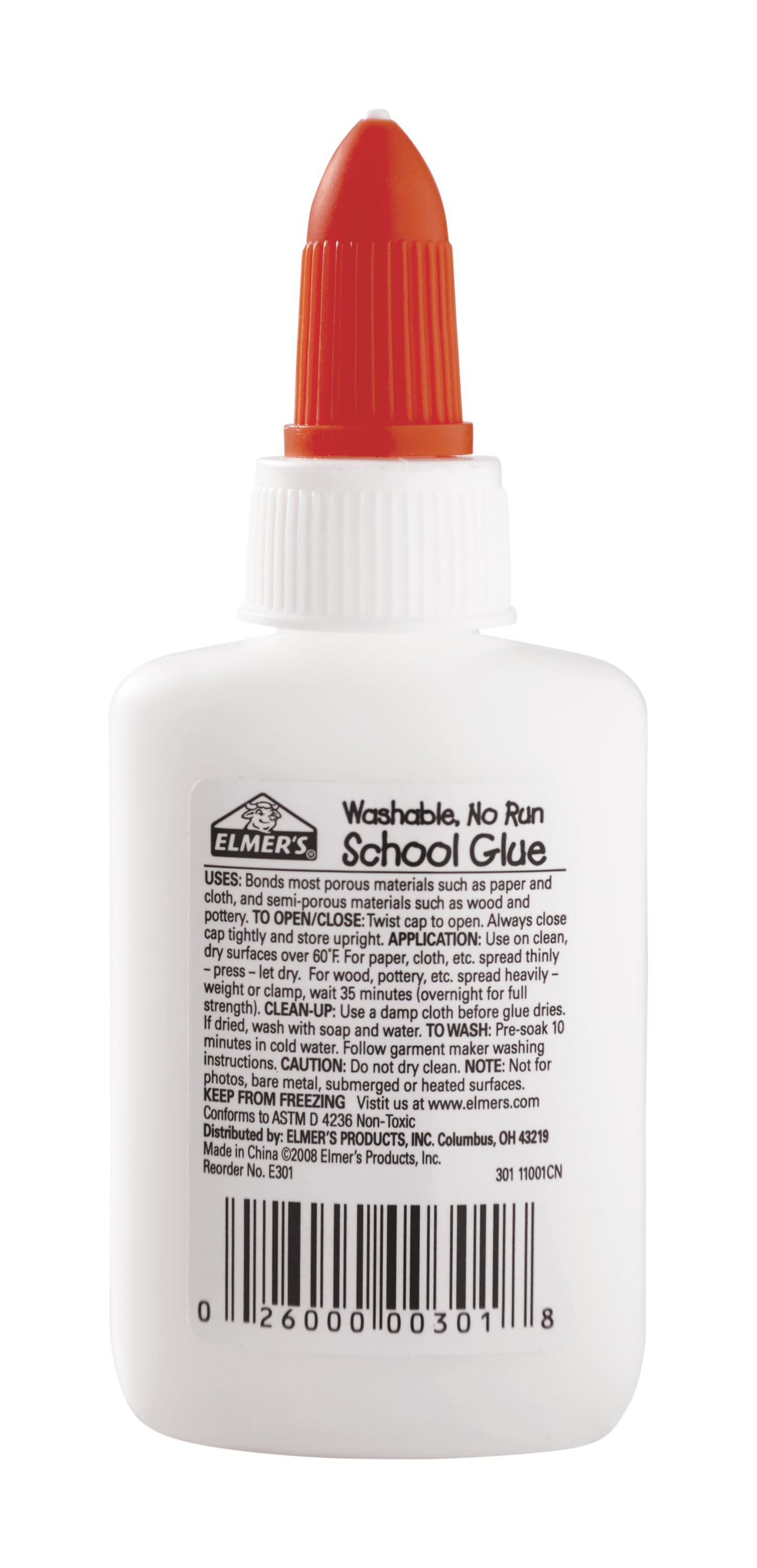 School Smart White School Glue, 1 Gallon