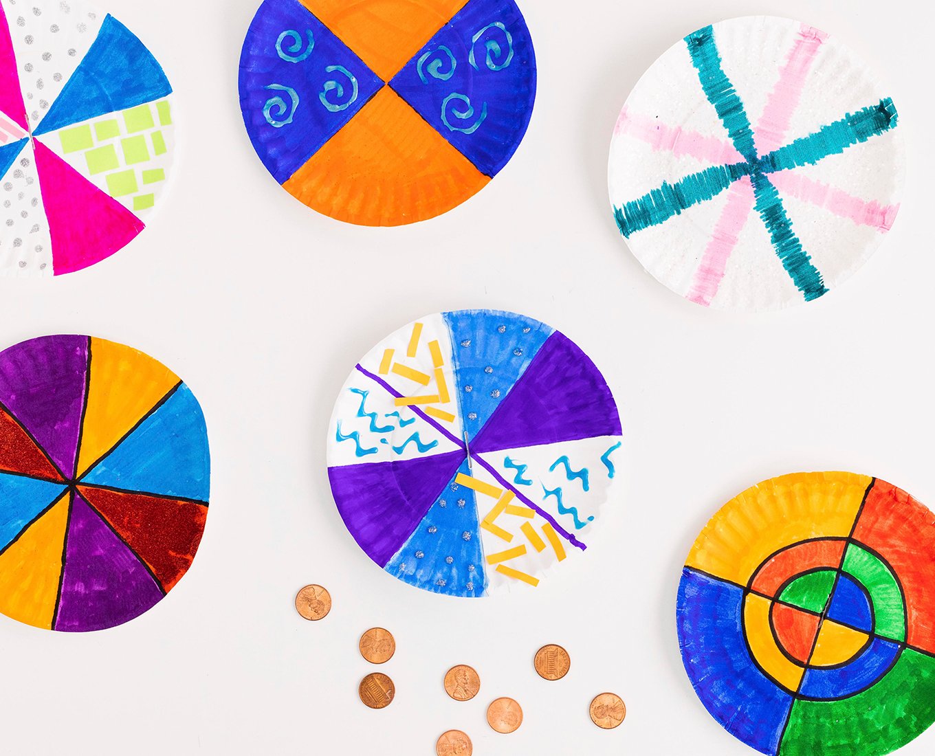 penny spinner at home activity