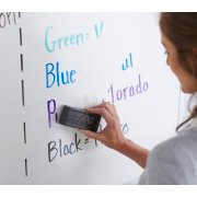 erasing words on white board with dry erase eraser image number 2